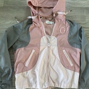 Coach Western Windbreaker, jacket with hoodie, Women's size 2